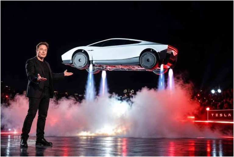 Elon Musk Unveils Flying Car Prototype: The SpaceX-Powered Tesla Roadster